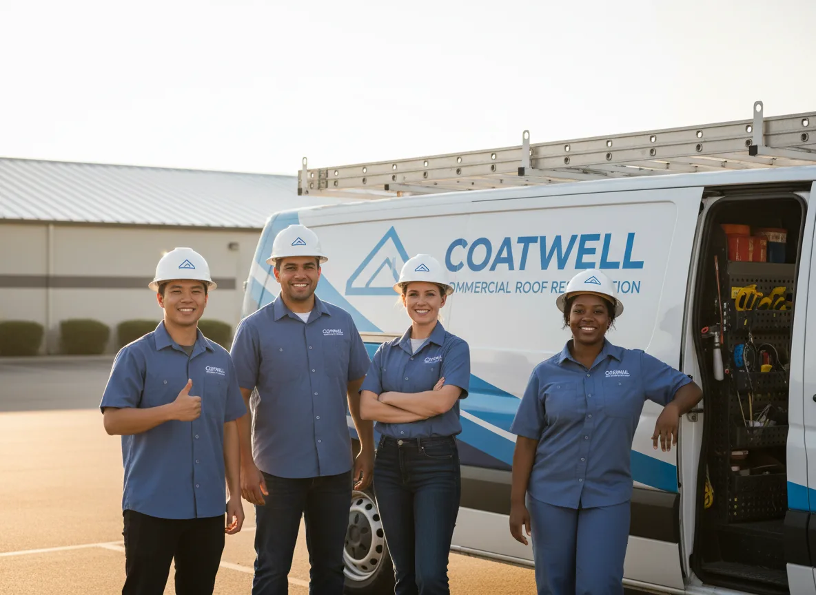 Commercial roof coating company in Shamrock, TX